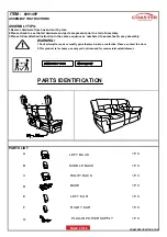 Preview for 2 page of Coaster 609145P Assembly Instructions