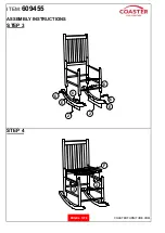 Preview for 4 page of Coaster 609455 Assembly Instructions Manual