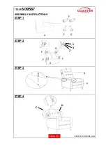 Preview for 3 page of Coaster 609567 Assembly Instructions