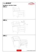 Preview for 4 page of Coaster 609567 Assembly Instructions