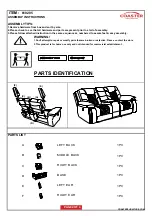 Preview for 2 page of Coaster 610205 Assembly Instructions