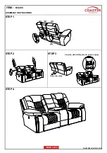 Preview for 3 page of Coaster 610205 Assembly Instructions