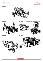 Preview for 3 page of Coaster 610205P Assembly Instructions