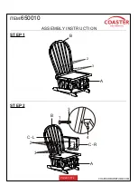 Preview for 3 page of Coaster 650010 Assembly Instructions