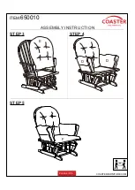 Preview for 4 page of Coaster 650010 Assembly Instructions