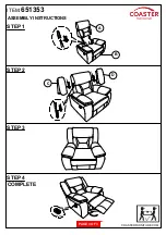 Preview for 3 page of Coaster 651353 Assembly Instructions