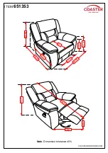 Preview for 4 page of Coaster 651353 Assembly Instructions