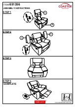 Preview for 3 page of Coaster 651356 Assembly Instructions