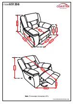 Preview for 4 page of Coaster 651356 Assembly Instructions