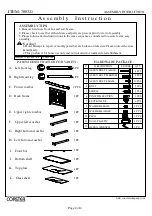 Preview for 2 page of Coaster 700321 Assembly Instruction