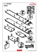 Preview for 4 page of Coaster 700882 Assembly Instructions Manual