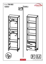 Preview for 7 page of Coaster 700882 Assembly Instructions Manual