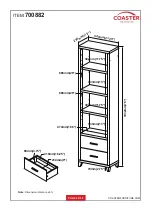 Preview for 8 page of Coaster 700882 Assembly Instructions Manual