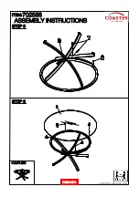 Preview for 5 page of Coaster 702588 Assembly Instructions Manual