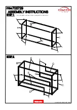 Preview for 4 page of Coaster 703729 Assembly Instructions Manual