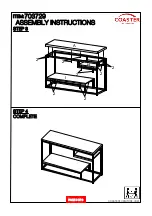 Preview for 5 page of Coaster 703729 Assembly Instructions Manual