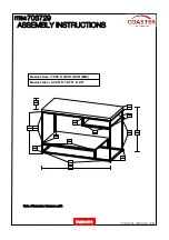 Preview for 6 page of Coaster 703729 Assembly Instructions Manual