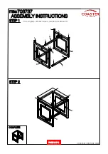 Preview for 3 page of Coaster 703737 Assembly Instructions