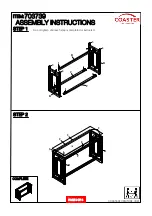 Preview for 3 page of Coaster 703739 Assembly Instructions