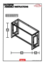 Preview for 4 page of Coaster 703739 Assembly Instructions