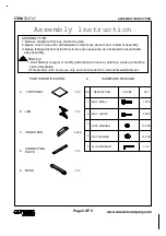 Preview for 2 page of Coaster 703747 Assembly Instruction