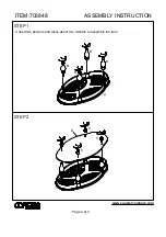 Preview for 3 page of Coaster 703848 Assembly Instruction