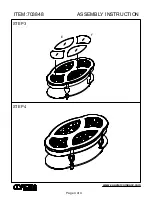 Preview for 4 page of Coaster 703848 Assembly Instruction