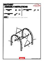 Preview for 3 page of Coaster 704987 Assembly Instructions