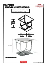 Preview for 5 page of Coaster 704987 Assembly Instructions