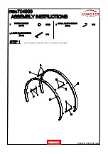 Preview for 3 page of Coaster 704989 Assembly Instructions