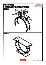 Preview for 4 page of Coaster 704989 Assembly Instructions