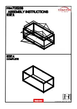 Preview for 4 page of Coaster 705238 Assembly Instructions