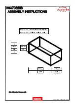 Preview for 5 page of Coaster 705238 Assembly Instructions