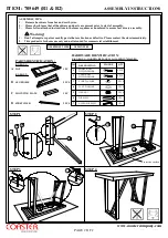 Preview for 2 page of Coaster 705649B1 Assembly Instructions