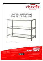 Coaster 720229 Assembly Instructions preview