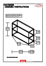 Preview for 4 page of Coaster 720229 Assembly Instructions