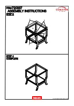 Предварительный просмотр 4 страницы Coaster 720337 Assembly Instructions