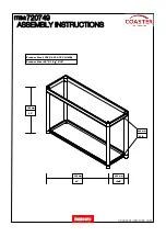 Preview for 5 page of Coaster 720749 Assembly Instructions