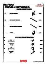 Preview for 3 page of Coaster 720794 Assembly Instructions Manual