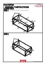 Preview for 4 page of Coaster 720794 Assembly Instructions Manual