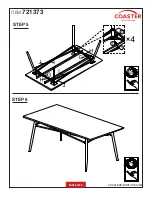 Preview for 5 page of Coaster 721373 Assembly Instructions Manual