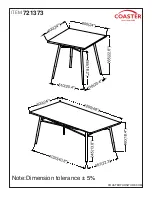 Preview for 7 page of Coaster 721373 Assembly Instructions Manual