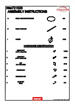 Preview for 3 page of Coaster 721528 Assembly Instructions Manual