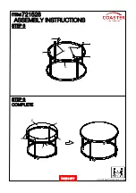 Preview for 6 page of Coaster 721528 Assembly Instructions Manual