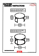 Preview for 7 page of Coaster 721528 Assembly Instructions Manual