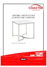 Coaster 721867 Assembly Instructions preview