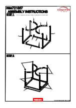 Preview for 3 page of Coaster 721867 Assembly Instructions