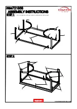 Preview for 3 page of Coaster 721868 Assembly Instructions