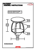 Preview for 6 page of Coaster 722207 Assembly Instructions Manual