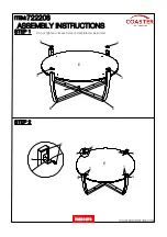 Preview for 4 page of Coaster 722208 Assembly Instructions Manual